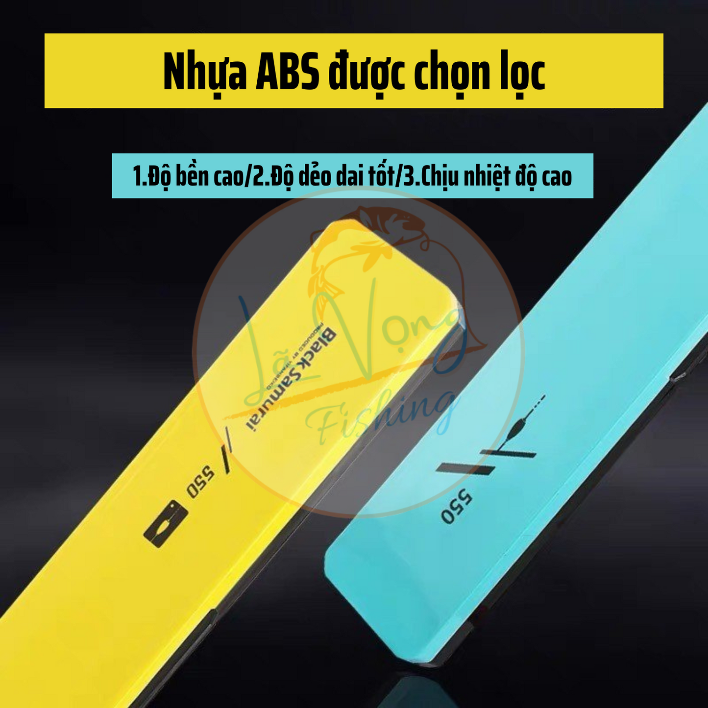 Hộp Phao Săn Hàng Vàng Đen 62cm, Hộp Phụ Kiện Cao Cấp