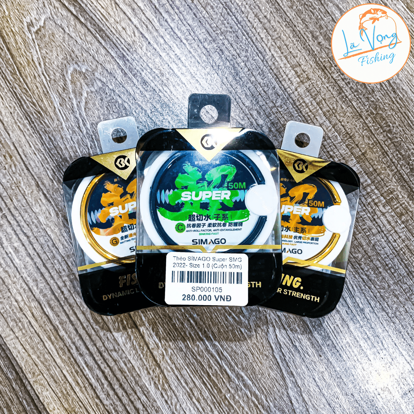 (Cuộn 50m) Trục - Thẻo SIMAGO Hoàng Kim Super PHB