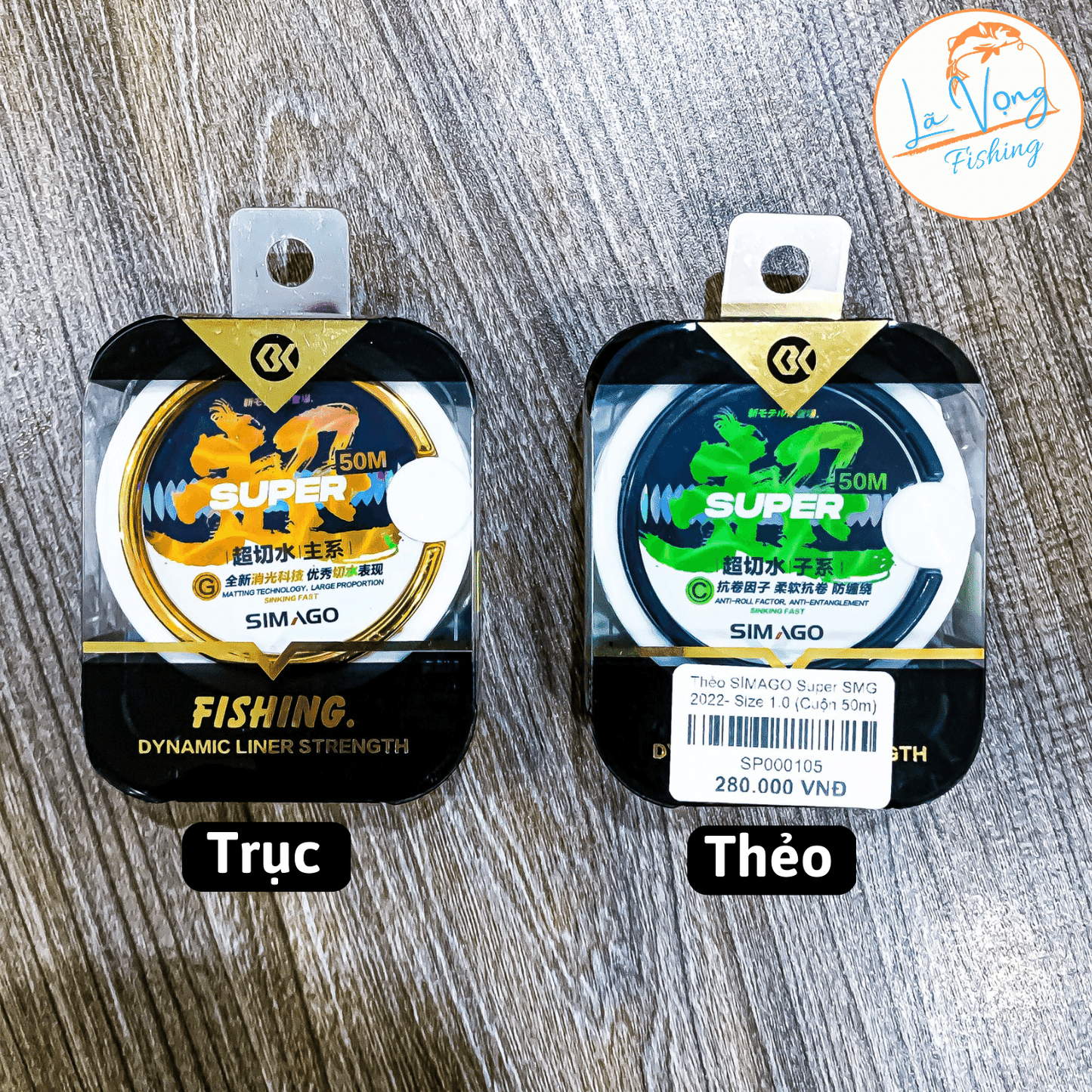 (Cuộn 50m) Trục - Thẻo SIMAGO Hoàng Kim Super PHB