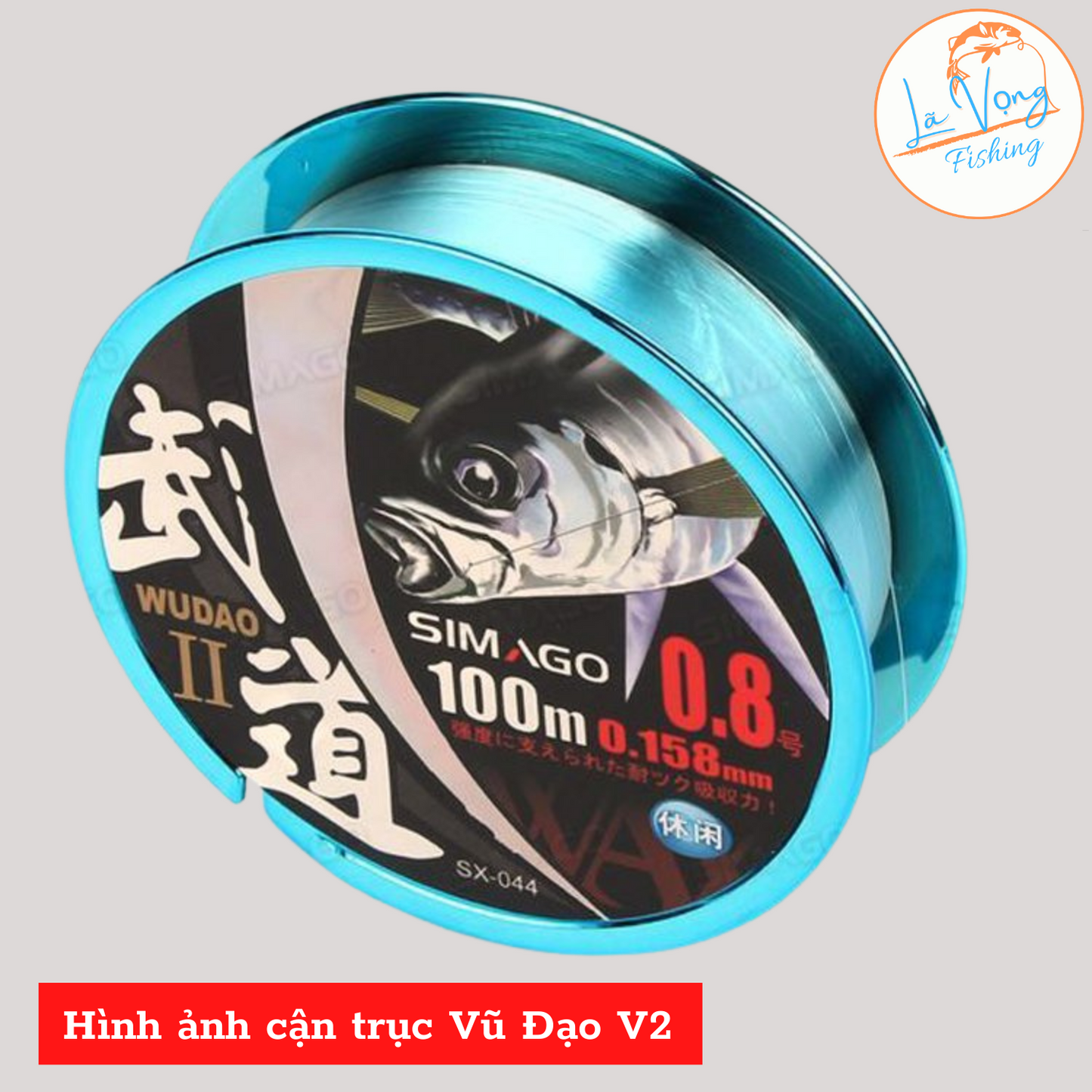 Cước Trục chính hãng SIMAGO Vũ Đạo V2 , Trục nylon câu cá cao cấp