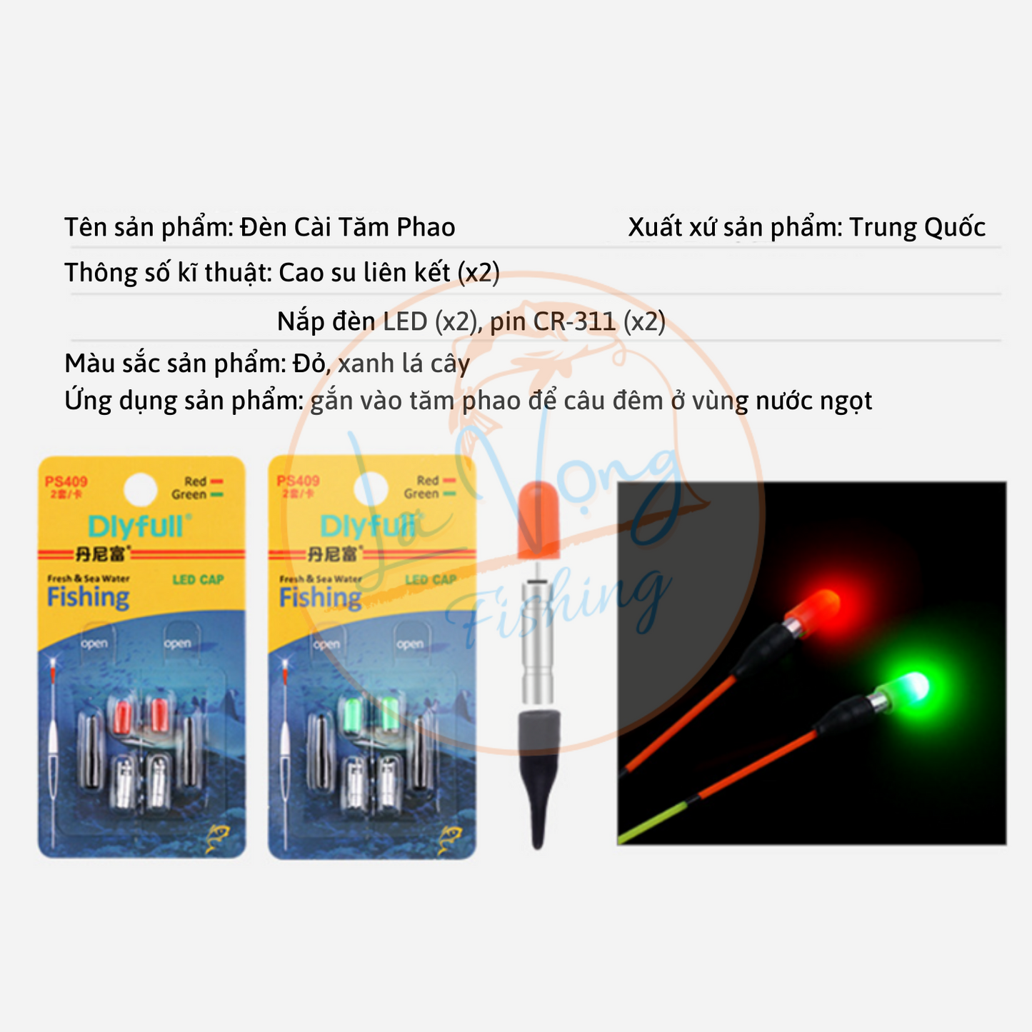 Đèn cài tăm phao ngày đêm - Lã Vọng Fishing