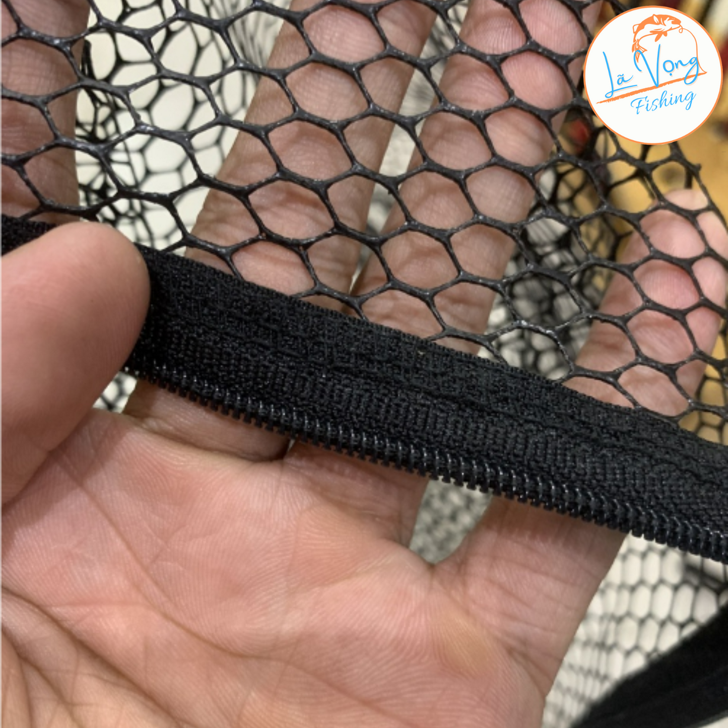 Mặt Vợt Săn Hàng Câu Đài 45x50cm, Lưới Bọc Cao Su Cao Cấp