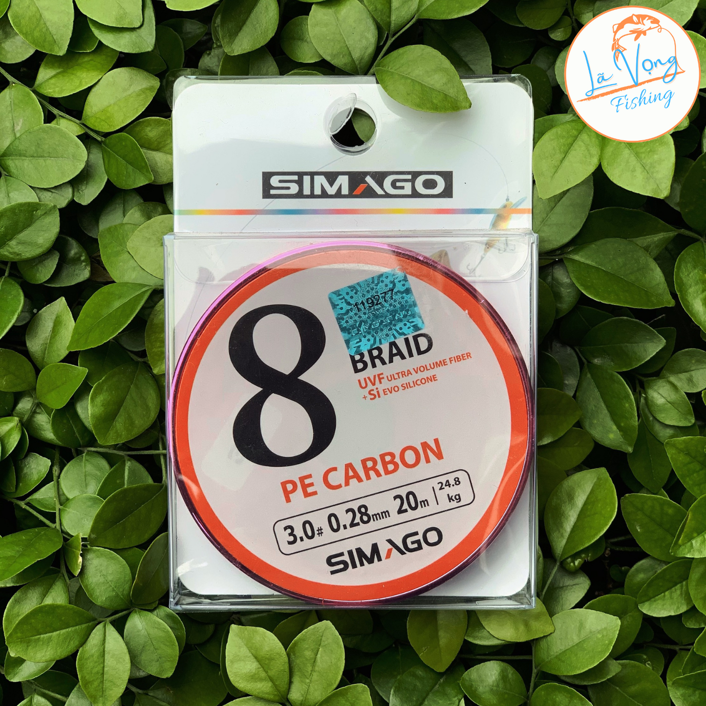Dù Simago 8X PE Carbon siêu bền - Link câu cá - Thẻo câu cá đơn, đài, lục