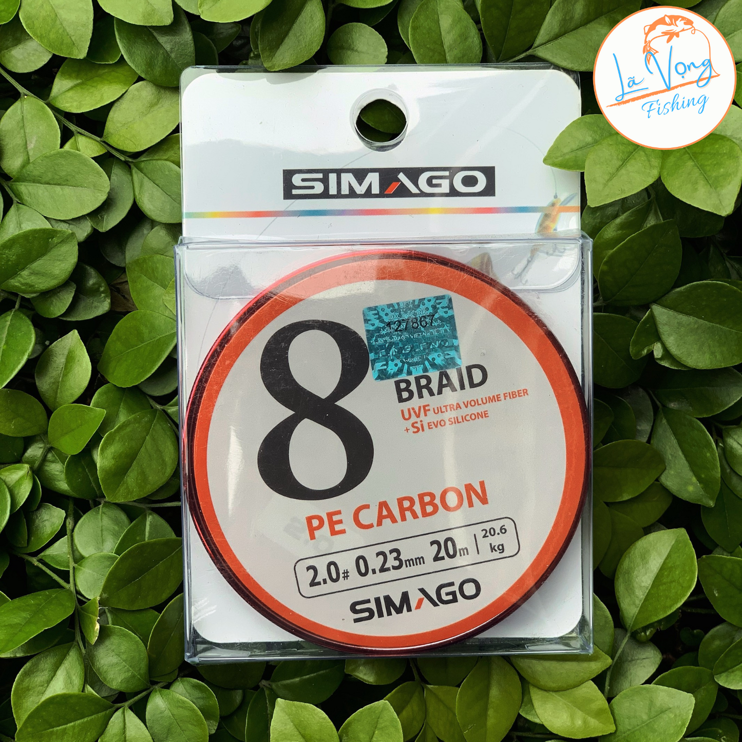 Dù Simago 8X PE Carbon siêu bền - Link câu cá - Thẻo câu cá đơn, đài, lục