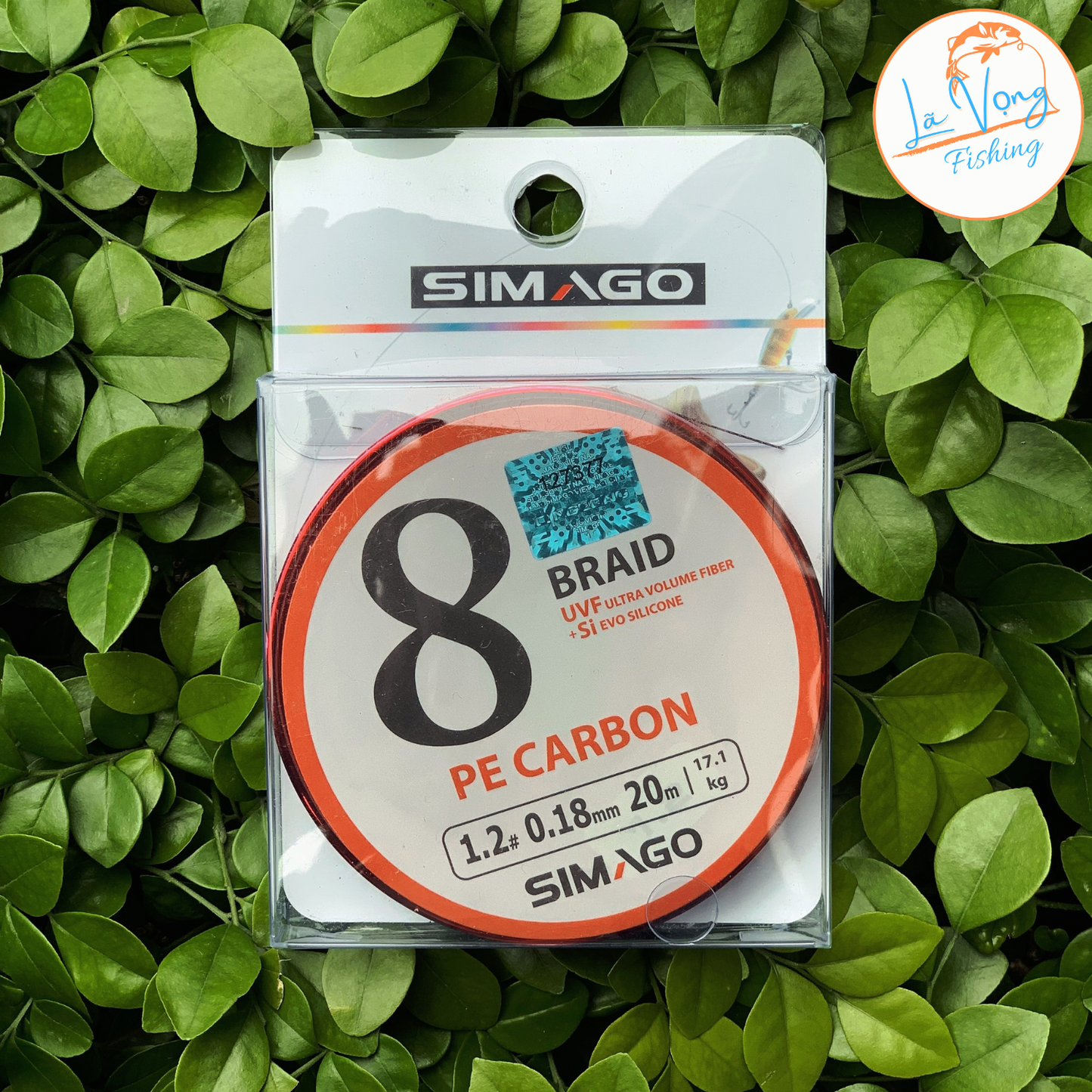 Dù Simago 8X PE Carbon siêu bền - Link câu cá - Thẻo câu cá đơn, đài, lục
