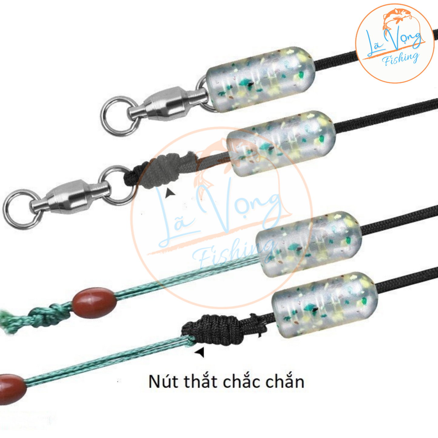 Trục Câu Đài Buộc Sẵn Nylon Cao Cấp Long Vương, Trục Săn Hàng Chuyên Câu Cá Lớn Bọc Silicon Siêu Bền