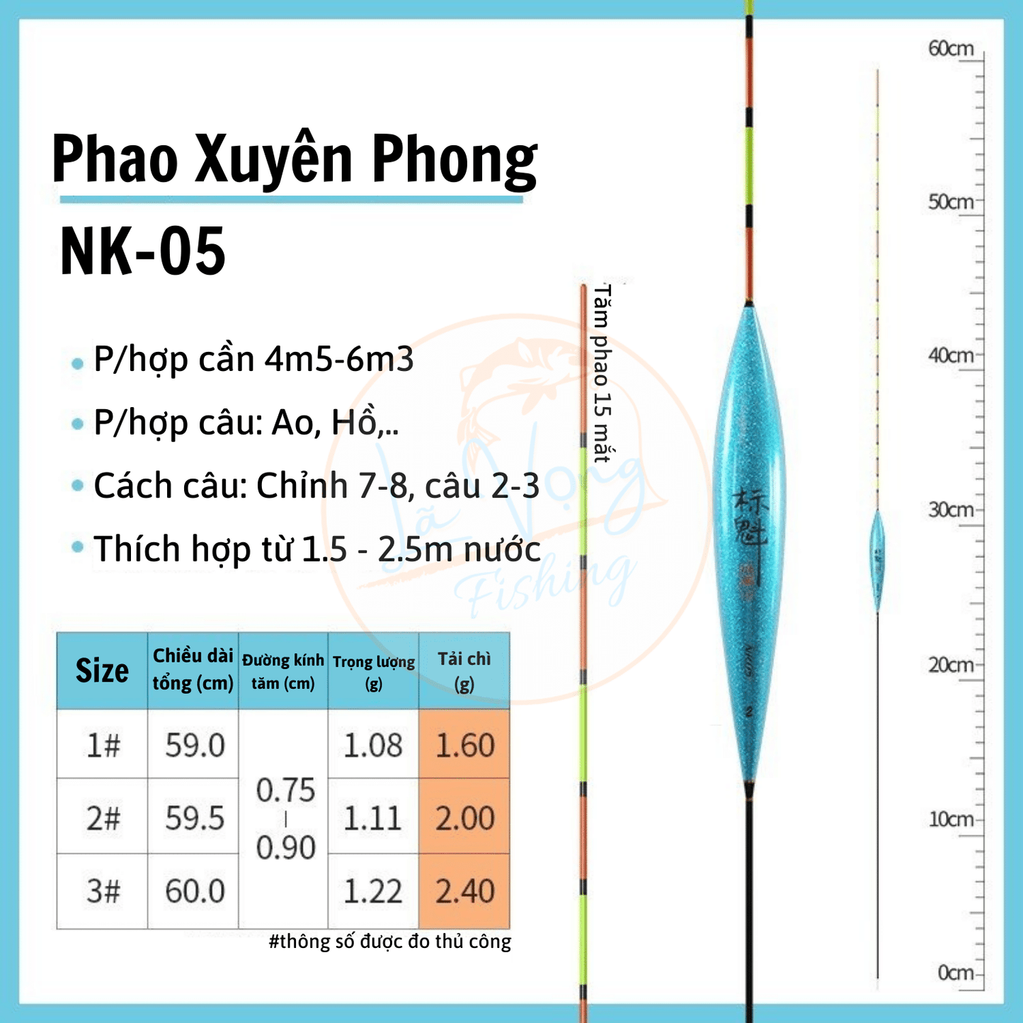 Phao câu đài Xuyên Phong Cao Cấp, Phao câu đơn đài Mã NK