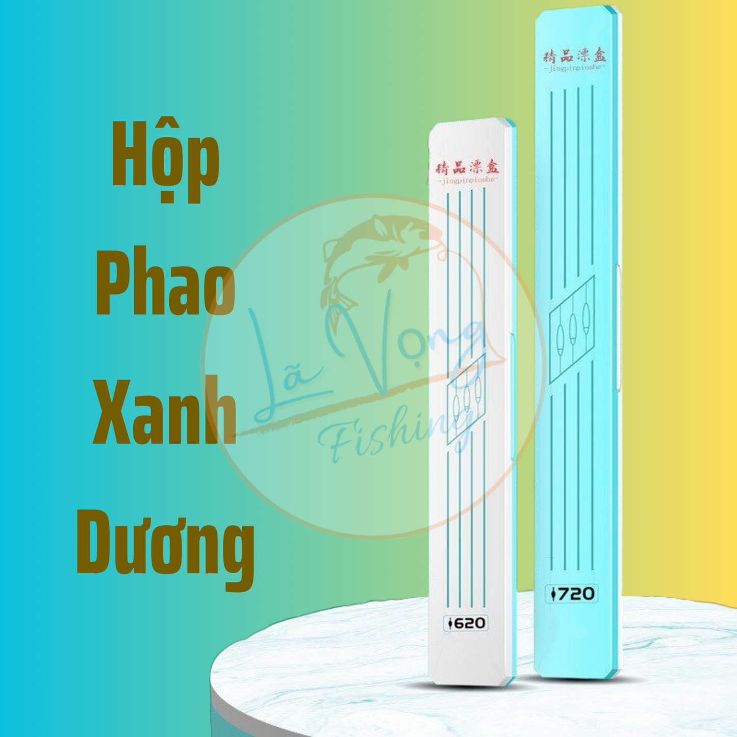 Hộp Phao Xanh - Trắng Cao Cấp - Lã Vọng Fishing