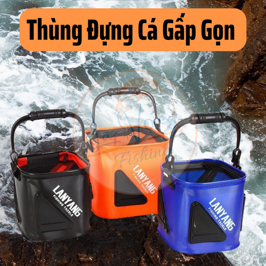 Thùng Đựng Cá Gấp Gọn Đa Năng Đi Câu Tiện Lợi