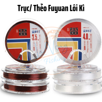 Trục - Thẻo Fuyuan Lôi Kỳ, Trục thẻo câu cá, Trục thẻo câu đơn đài