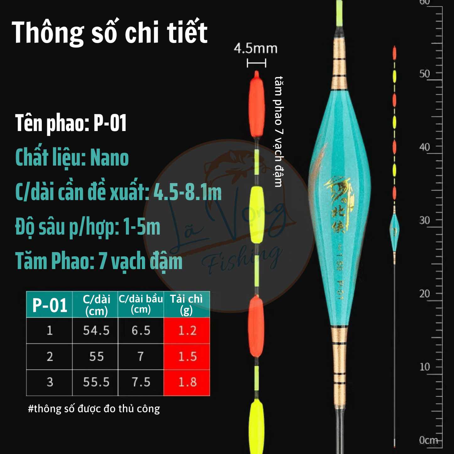 Phao Hố Đấu Chuyên Ngày Tăm Đậm Nhìn Xa Rõ Ràng P-01