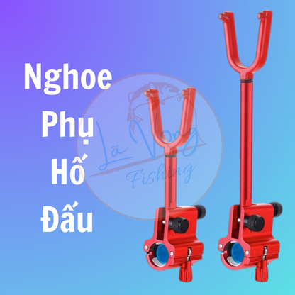 [ Loại Đẹp ] Ngoe Phụ gác cần đánh hố đấu gấp gọn, ngoe gác hố đấu bọc cao su cao cấp.