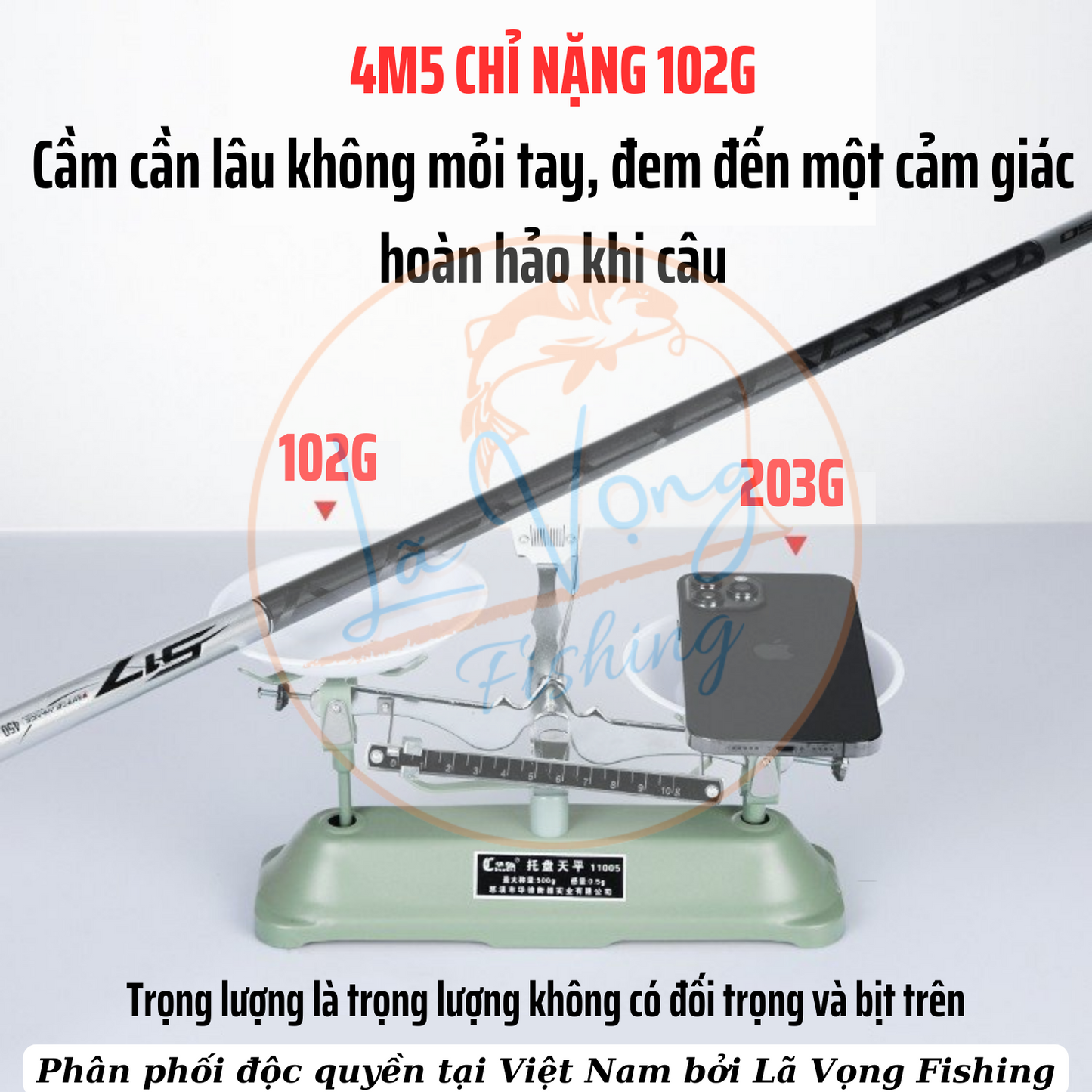 Cần Câu Đơn Đài Tổng Hợp Fuyuan 517, Cần Câu Chính Hãng. Cần Câu Cá Đơn Đài