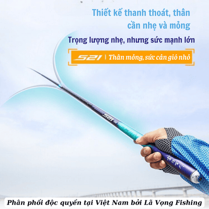 Cần Câu Đơn Đài Tổng Hợp Fuyuan 521 - 5H, Cần Câu Chính Hãng. Cần Câu Cá Đơn Đài