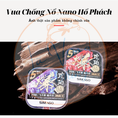 Trục - Thẻo SIMAGO Hổ Phách Nano Siêu Chống Nổ Cuộn 35m