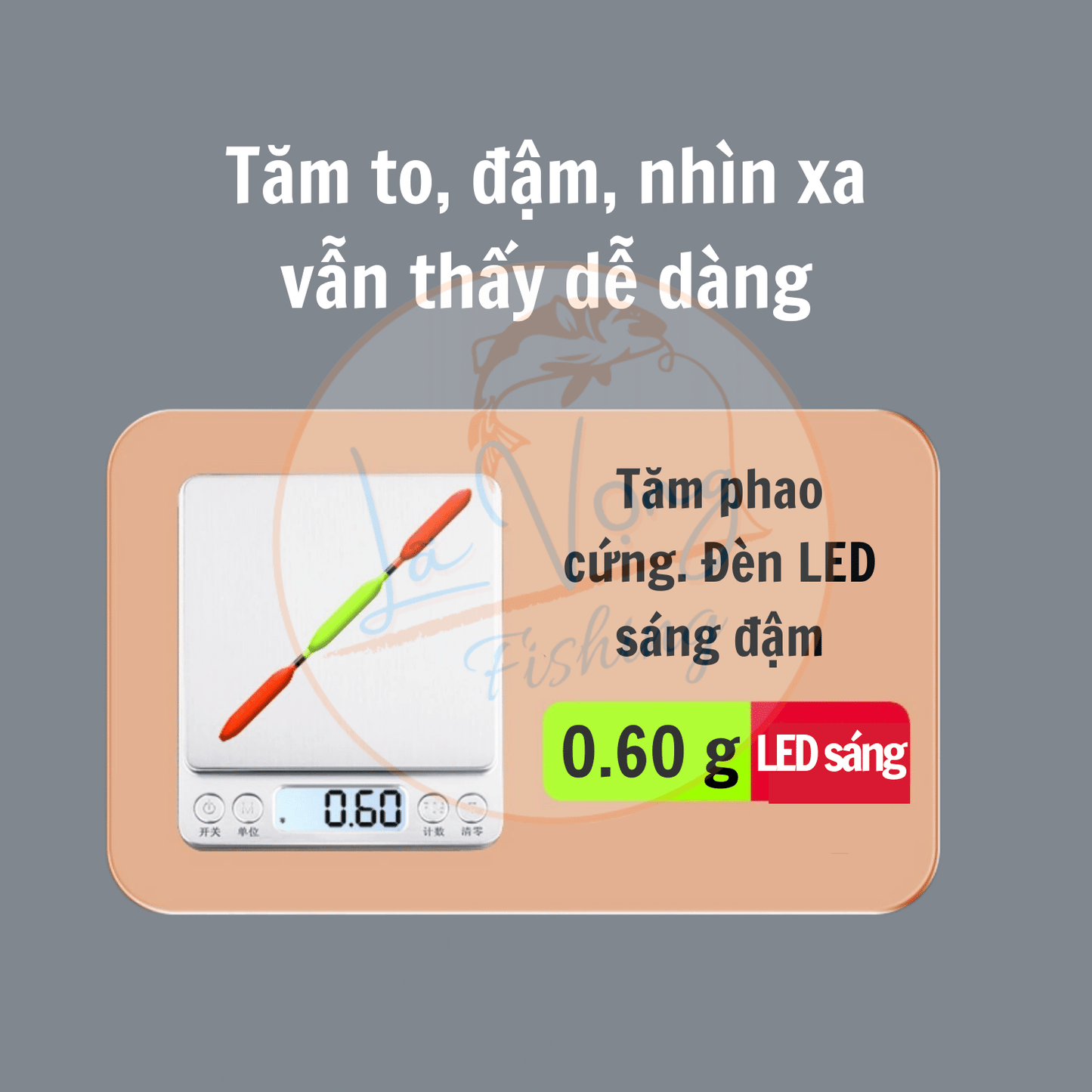 Phao nano Ngày - Đêm câu đài Xuyên Phong, Phao câu cá cao cấp mã MA