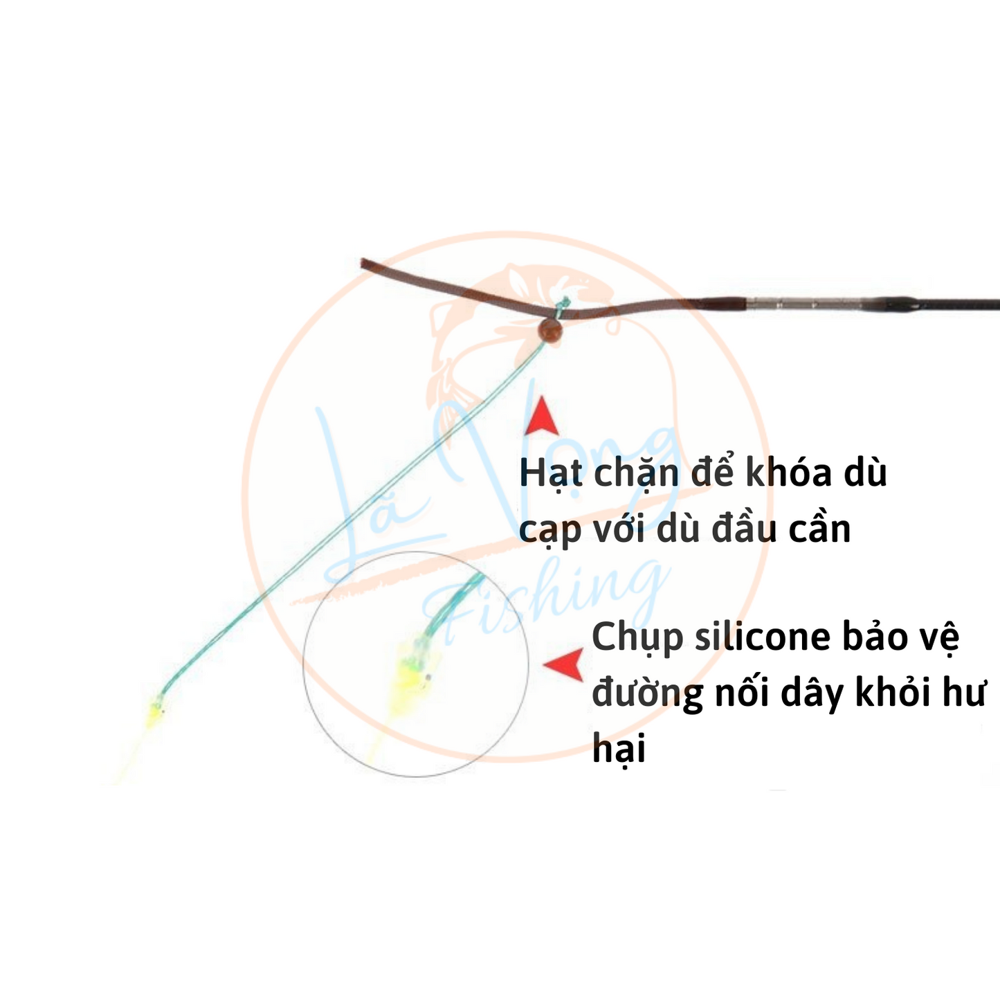 [ 2 bộ trục ] Trục làm sẵn Fuyuan Điên Phúc Super cao cấp, trục buộc sẵn câu cá, chuyên câu đơn đài