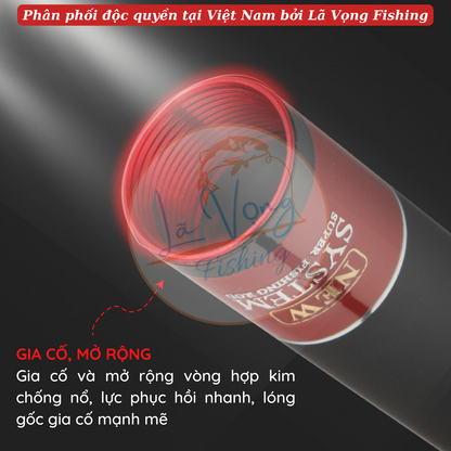 Cần câu FuYuan Đế Đạo Lý Ngư Khinh Lượng 4H28i, Cần câu đài bản hỗn hợp siêu nhẹ hàng chính hãng