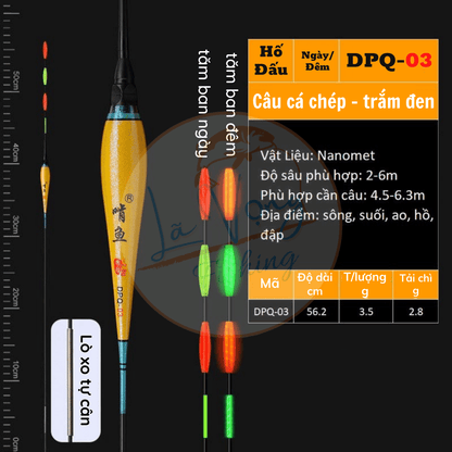 Phao Câu Cá Hố Đấu Quyền Năng Ngày Đêm DPQ - Lã Vọng Fishing