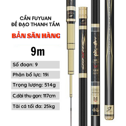 Cần câu FuYuan Đế Đạo Thanh Tầm 19i , Cần câu đài chuyên săn hàng