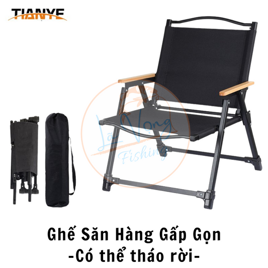 Ghế săn hàng câu đài TIANYE có thể gấp gọn và tháo rời, dễ dàng mang theo