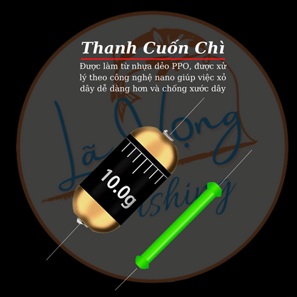 Chì Chống Nổ Màu Vàng Dùng Làm Trục Thẻo