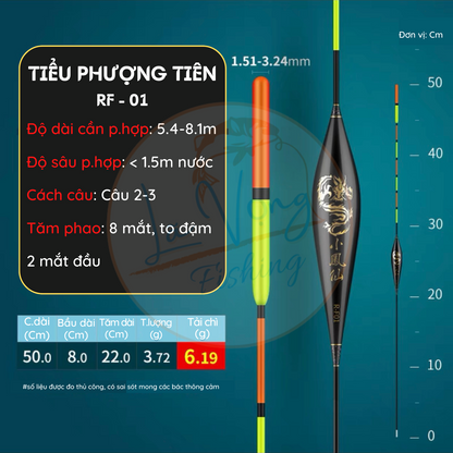 Phao Săn Hàng Câu Đài Nano Tiểu Phượng Tiên RF - Lã Vọng Fishing